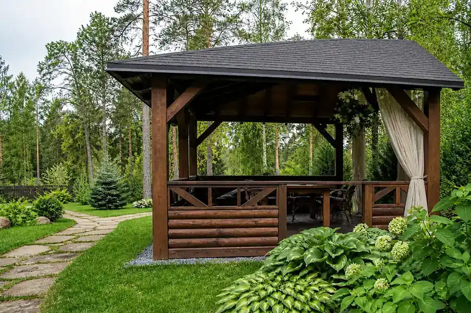 Беседка 3×3 из минибруса «Дружный круг» — фото 2